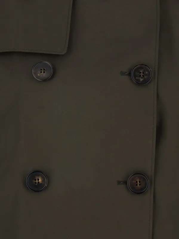 Max Mara Mtczeno ダブルブレスト トレンチコート | グリーン