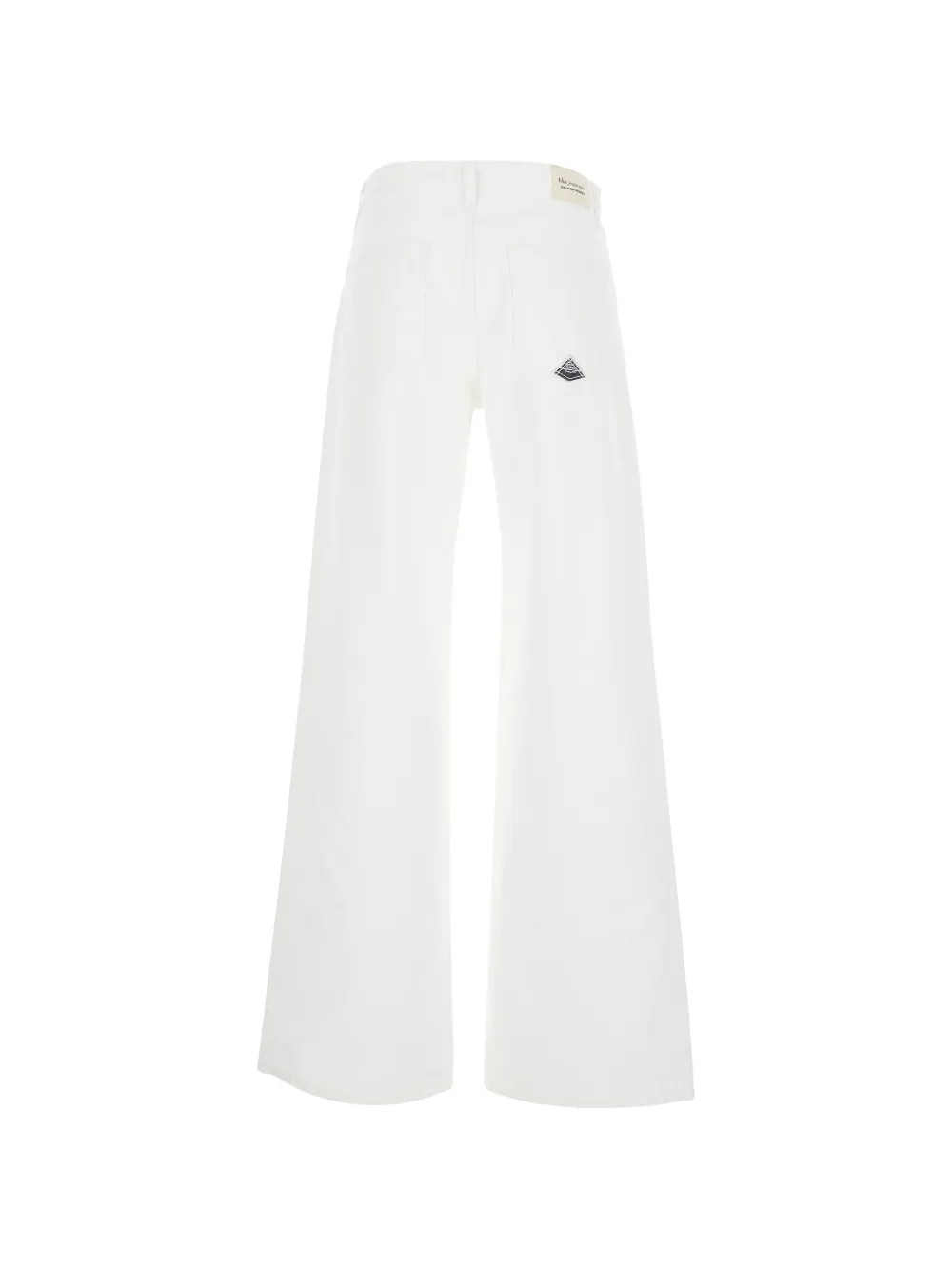 Roy Rogers Jeans met wijde pijpen Wit