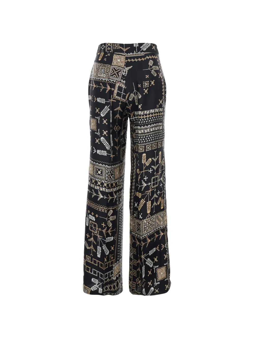  Momoni Geometric-pattern Trousers - Black 