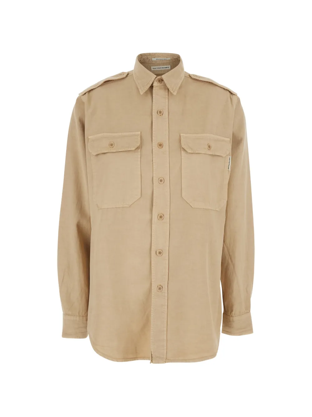 Roy Rogers pocket button shirt - Toni neutri