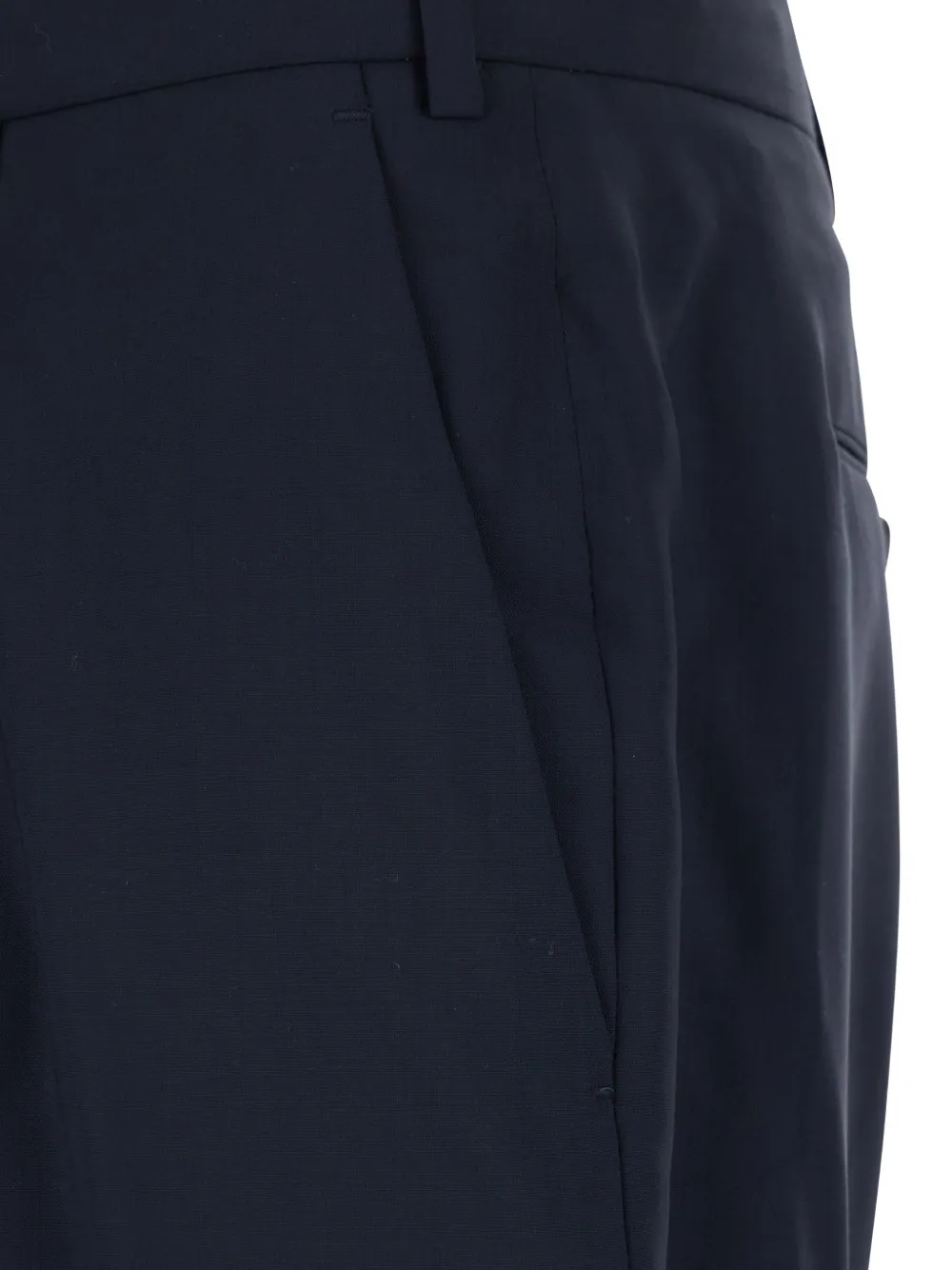 PT Torino Broek met knoopsluiting Blauw