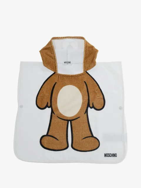 Moschino Kids منشفة دب بهودي