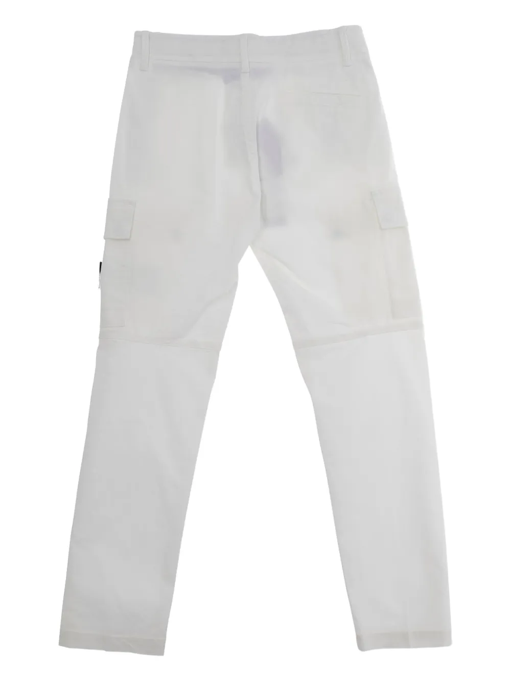  Stone Island Junior Cargo Patch Trousers - White 