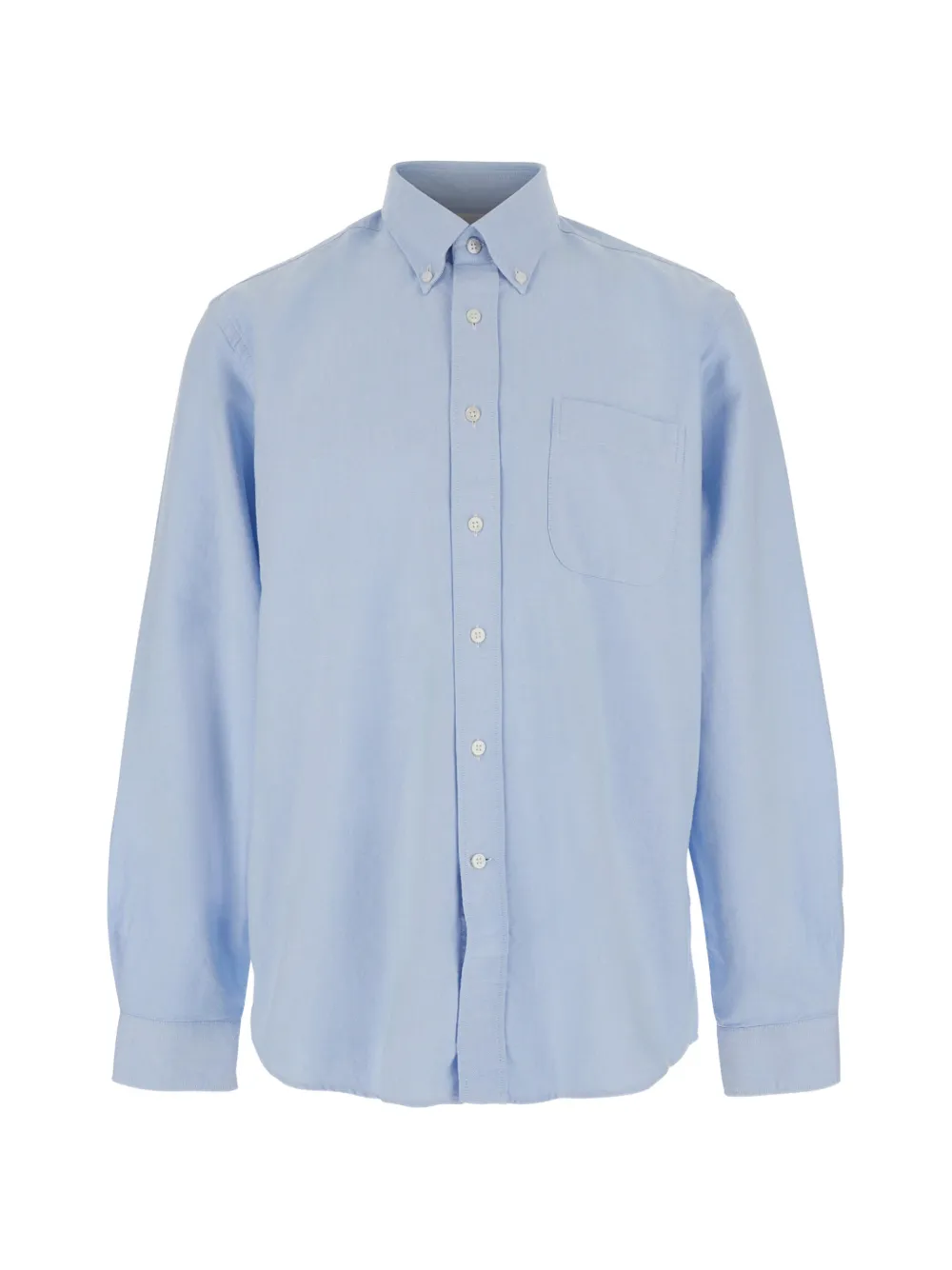 Sebago Oxford button-down chest-pocket cotton shirt - Blu