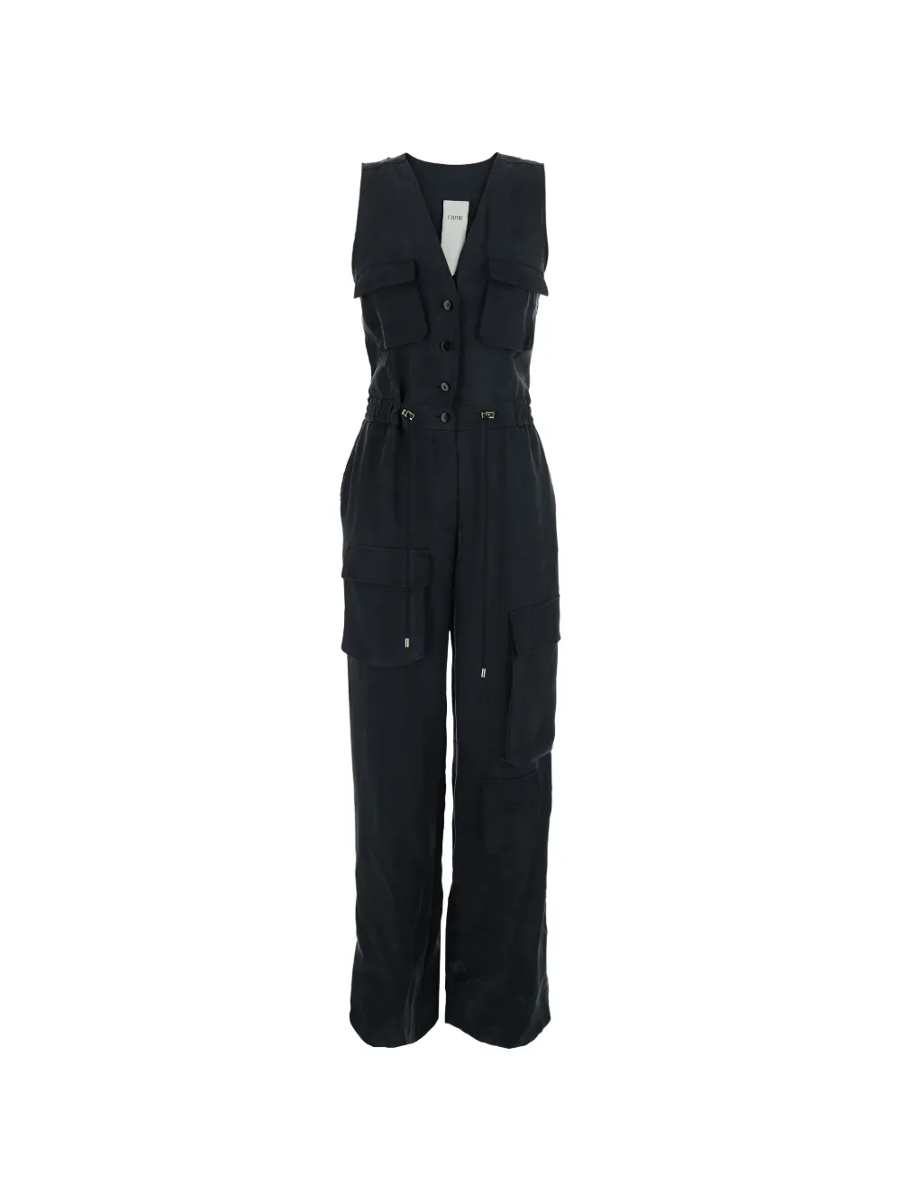 RAME cargo-pocket jumpsuit - Nero