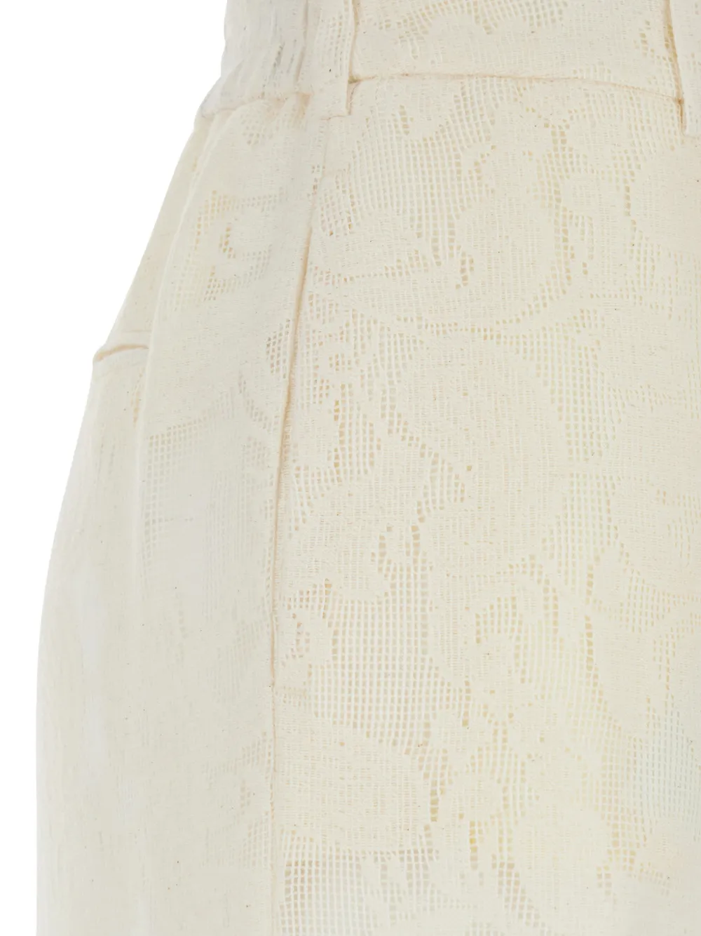  Pt Torino Floral Trousers - Neutrals 