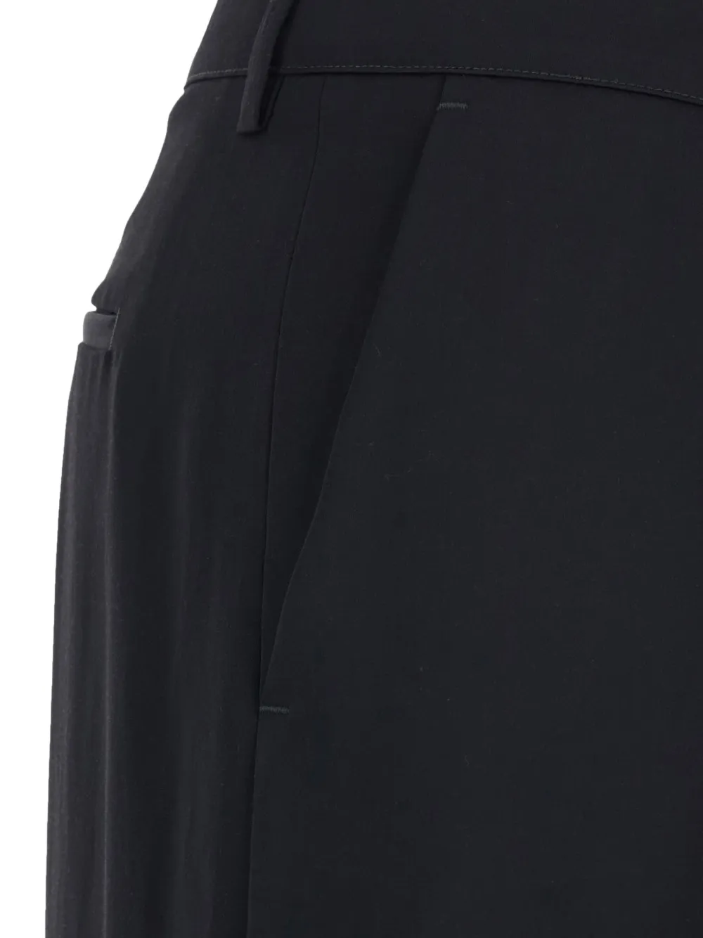  Pt Torino Straight Trousers - Black 