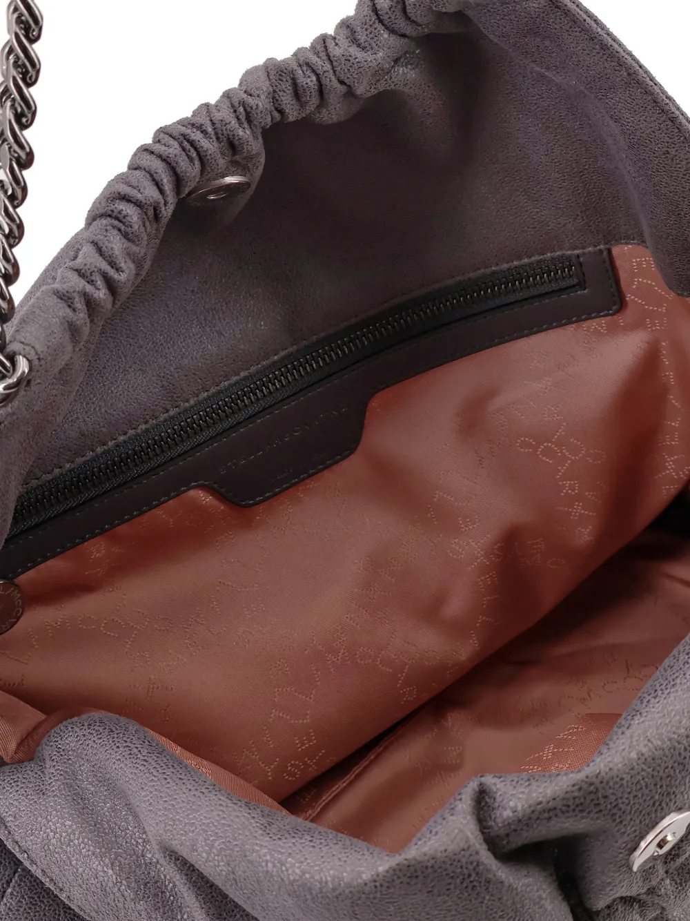 Stella McCartney Falabella mini-schoudertas met kettingband Grijs