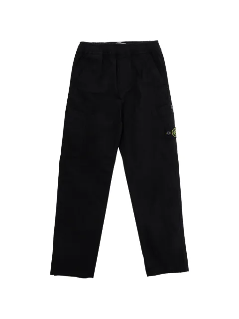 Stone Island Junior pantalones cargo con detalle del logo