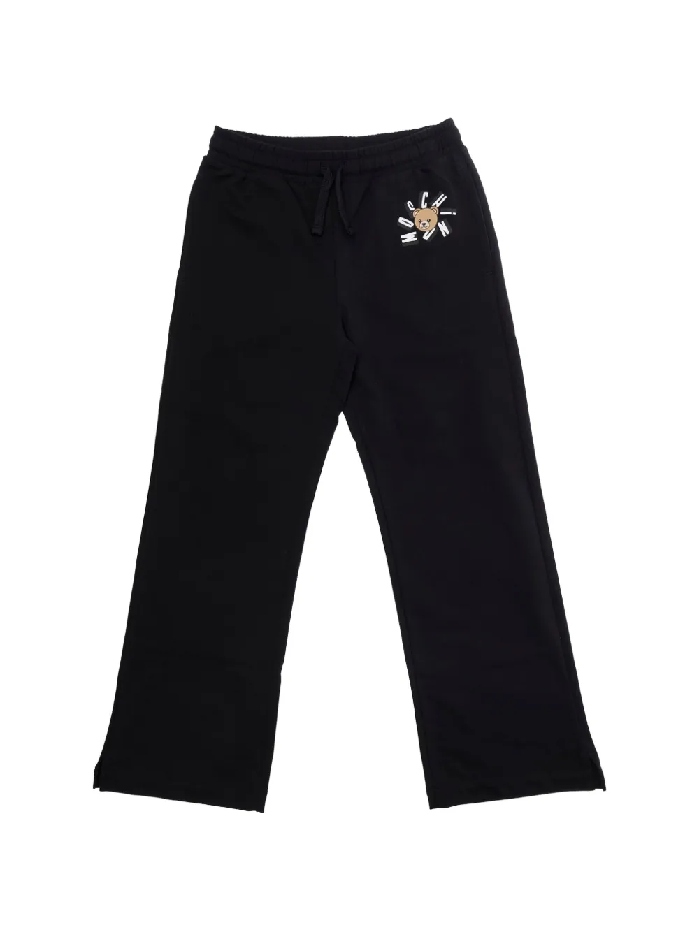 Moschino Kids logo-print tracksuit set - Nero