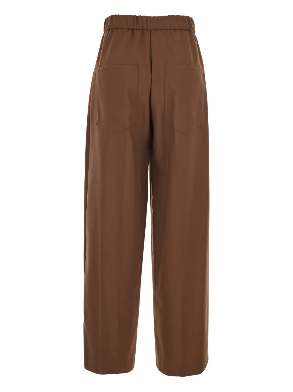 Merci patch pocket cotton trousers - Bruin