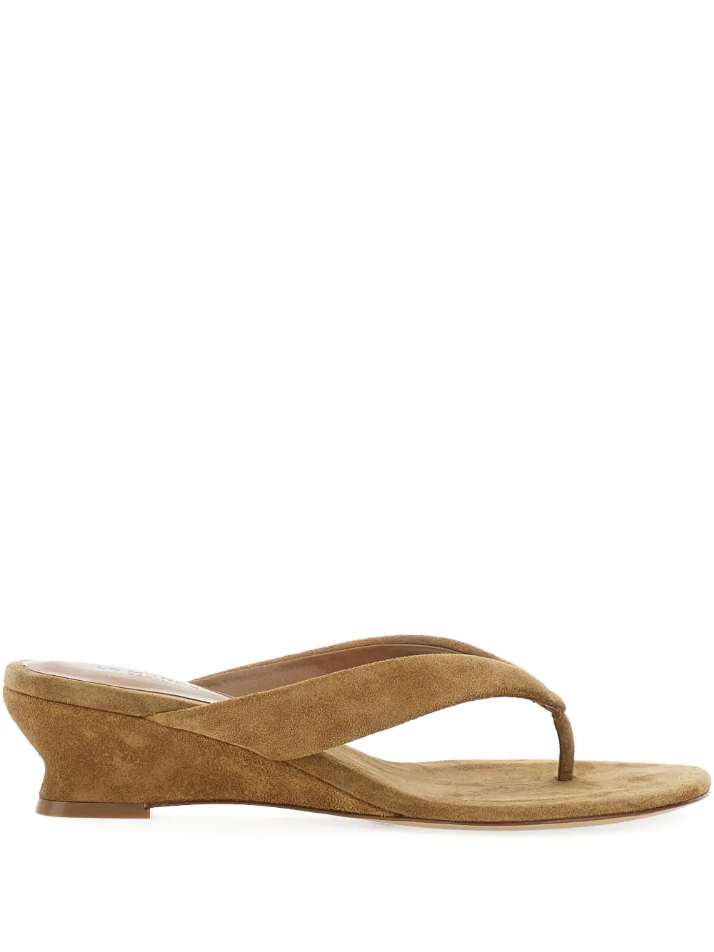 Le Monde Beryl thong wedge sandals - Toni neutri