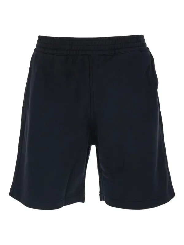 Givenchy Bermuda Shorts in Fleece with Givenchy Paris Gros Grain in Black
