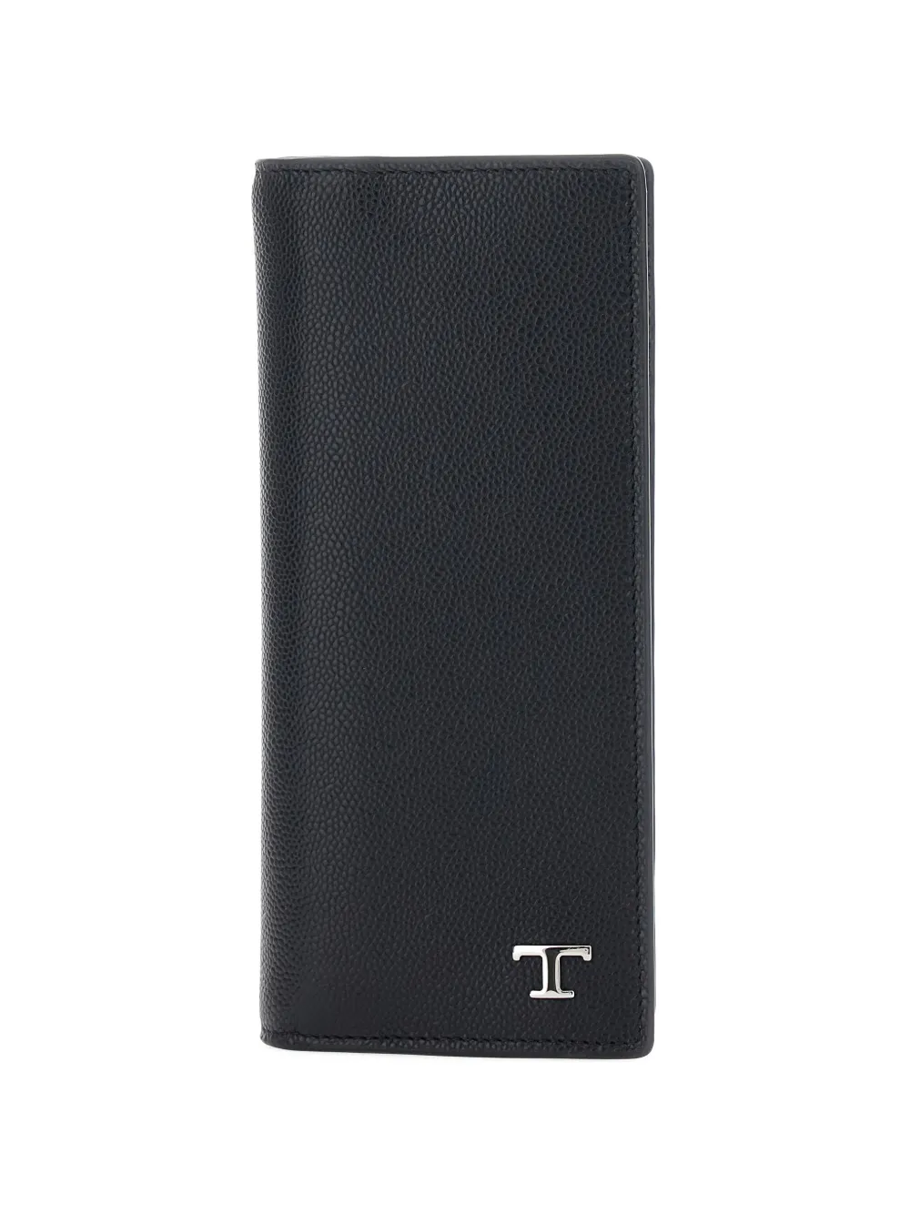 Tod's pebble-grain logo-detail wallet - Nero