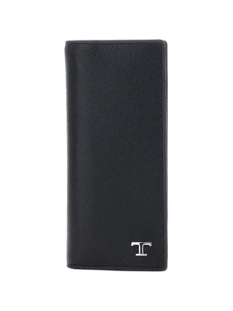 Tod's pebble-grain logo-detail wallet