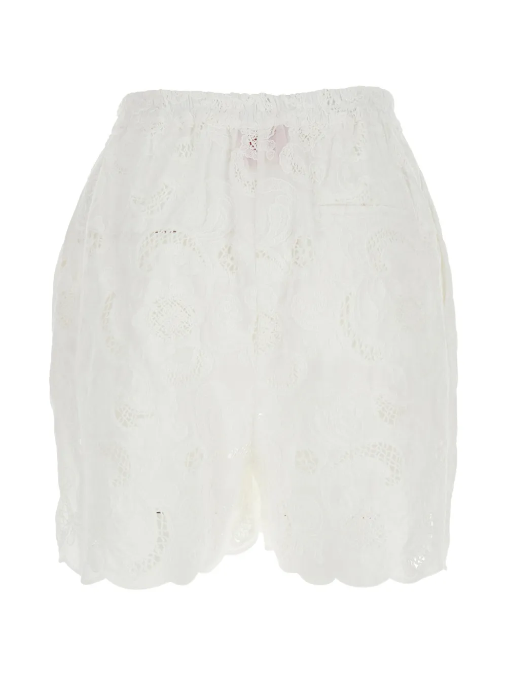  Merci Lace Shorts - White 
