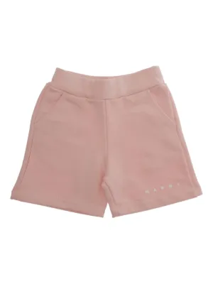 Marni Kids logo-detail Shorts | Orange | FARFETCH