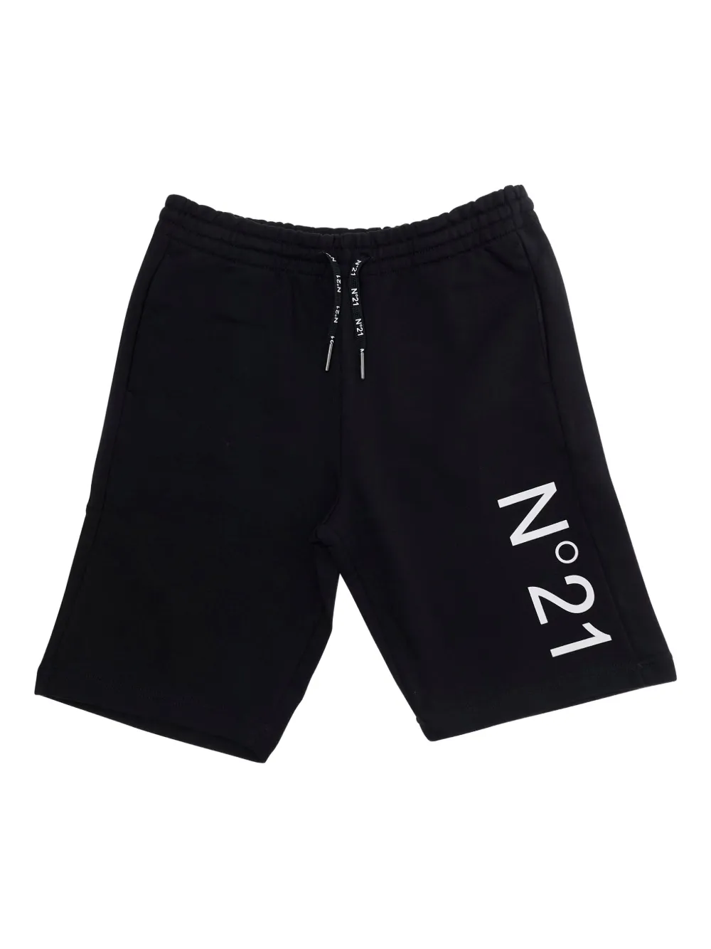Nº21 Kids logo drawstring shorts - Black