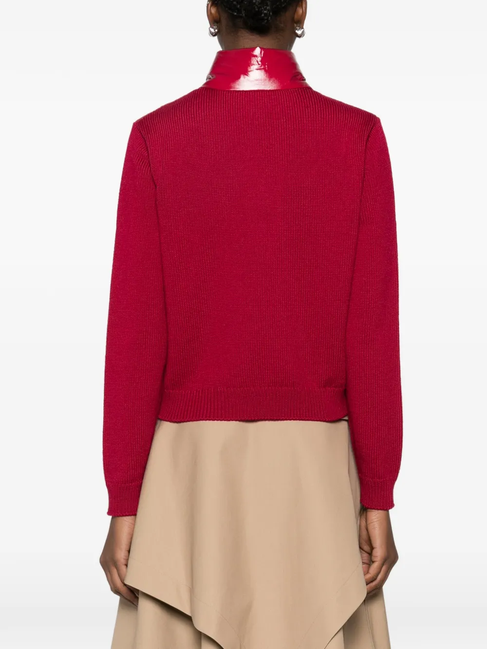 Moncler Jack met zak en rits Rood