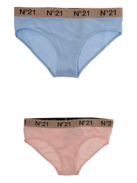 Nº21 Kids Shorts mit Logo-Bund