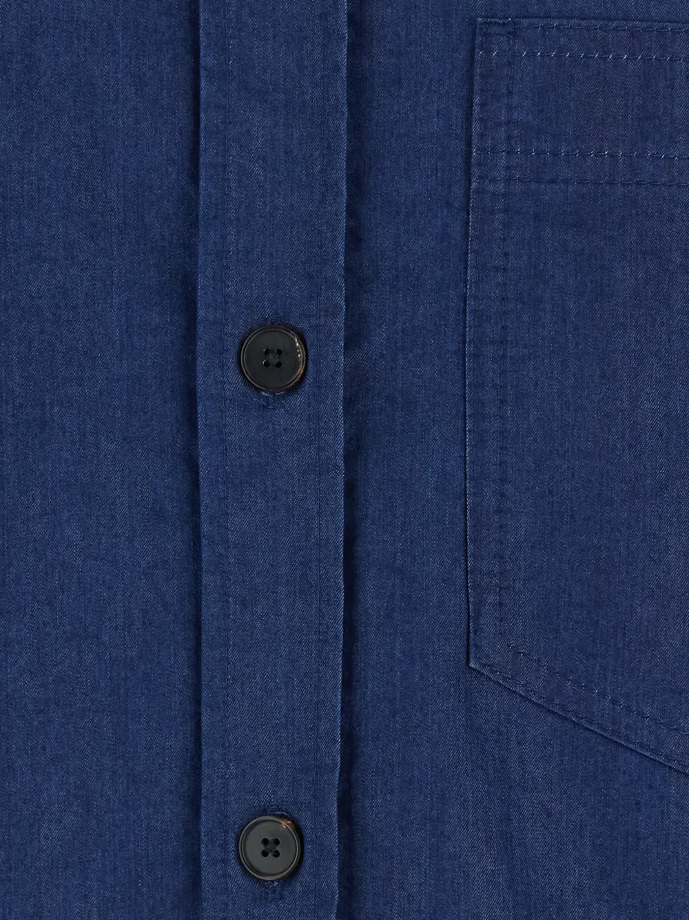 Givenchy Couture Seam denim overhemd met Stamp-detail Blauw