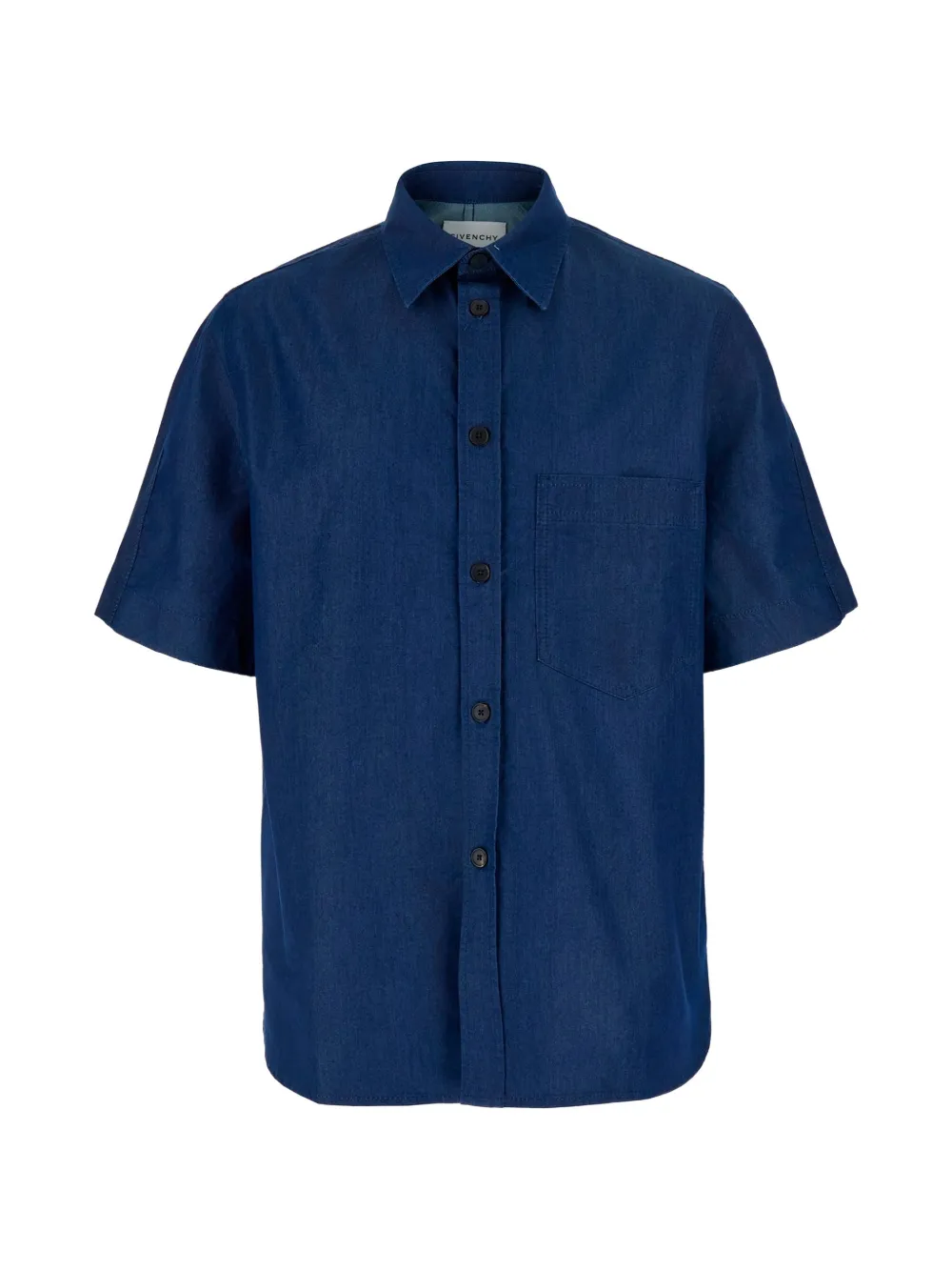 Givenchy logo-print short-sleeve shirt - Blau