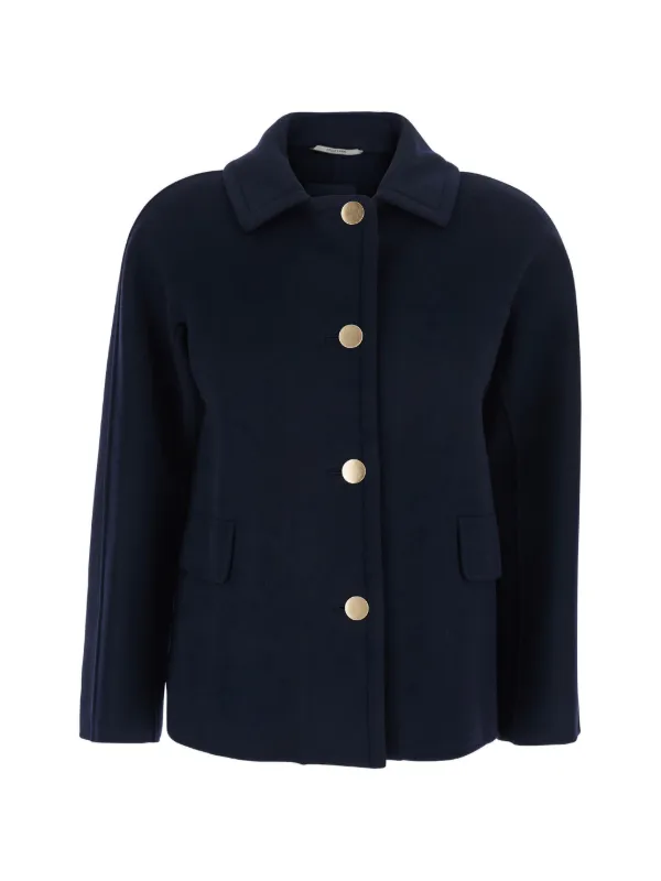 S Max Mara ボタン ジャケット | ブルー | FARFETCH JP