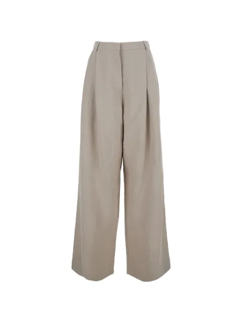 Merci cotton high-waisted trousers