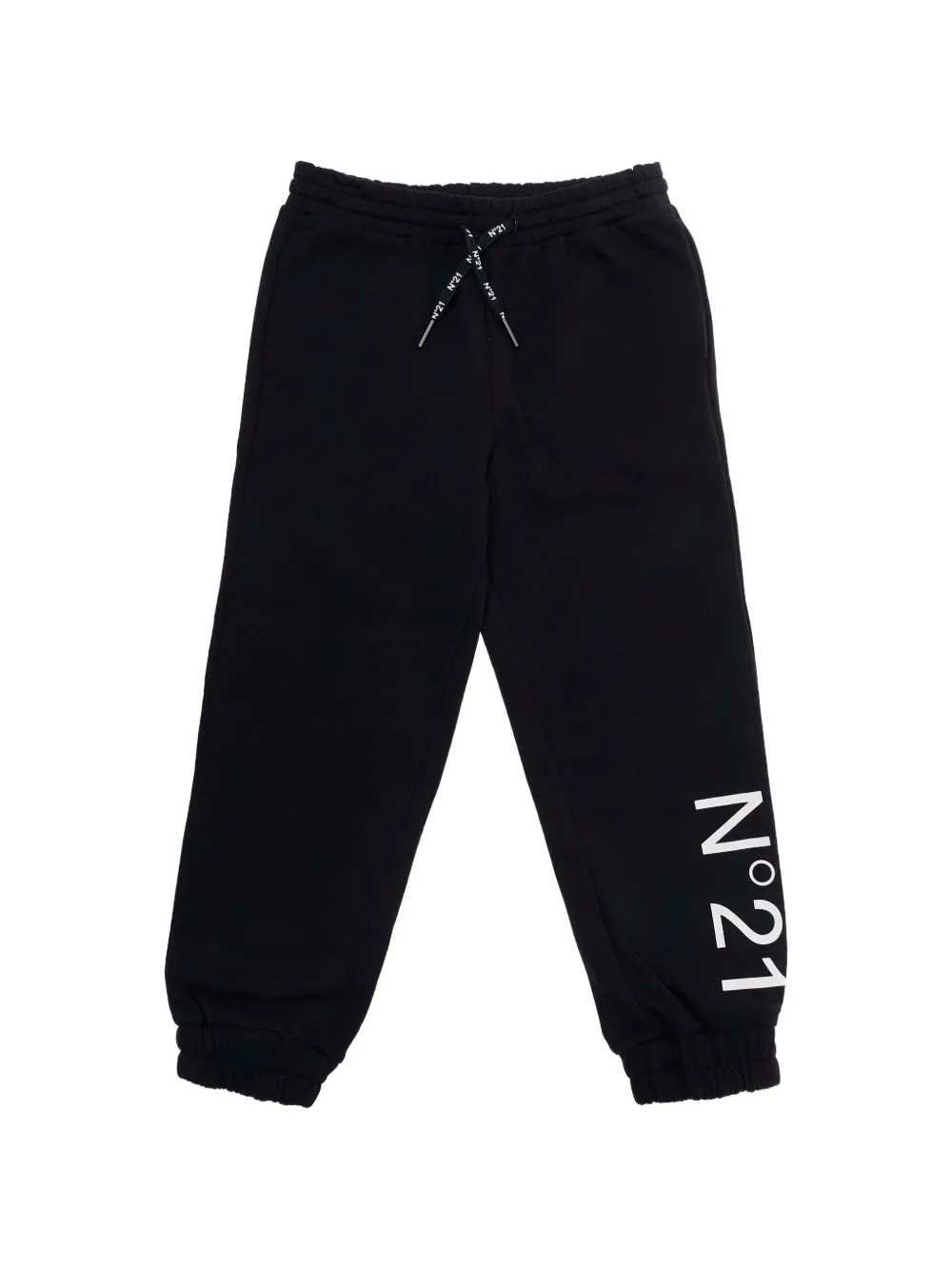 Nº21 Kids logo-print trousers - Nero