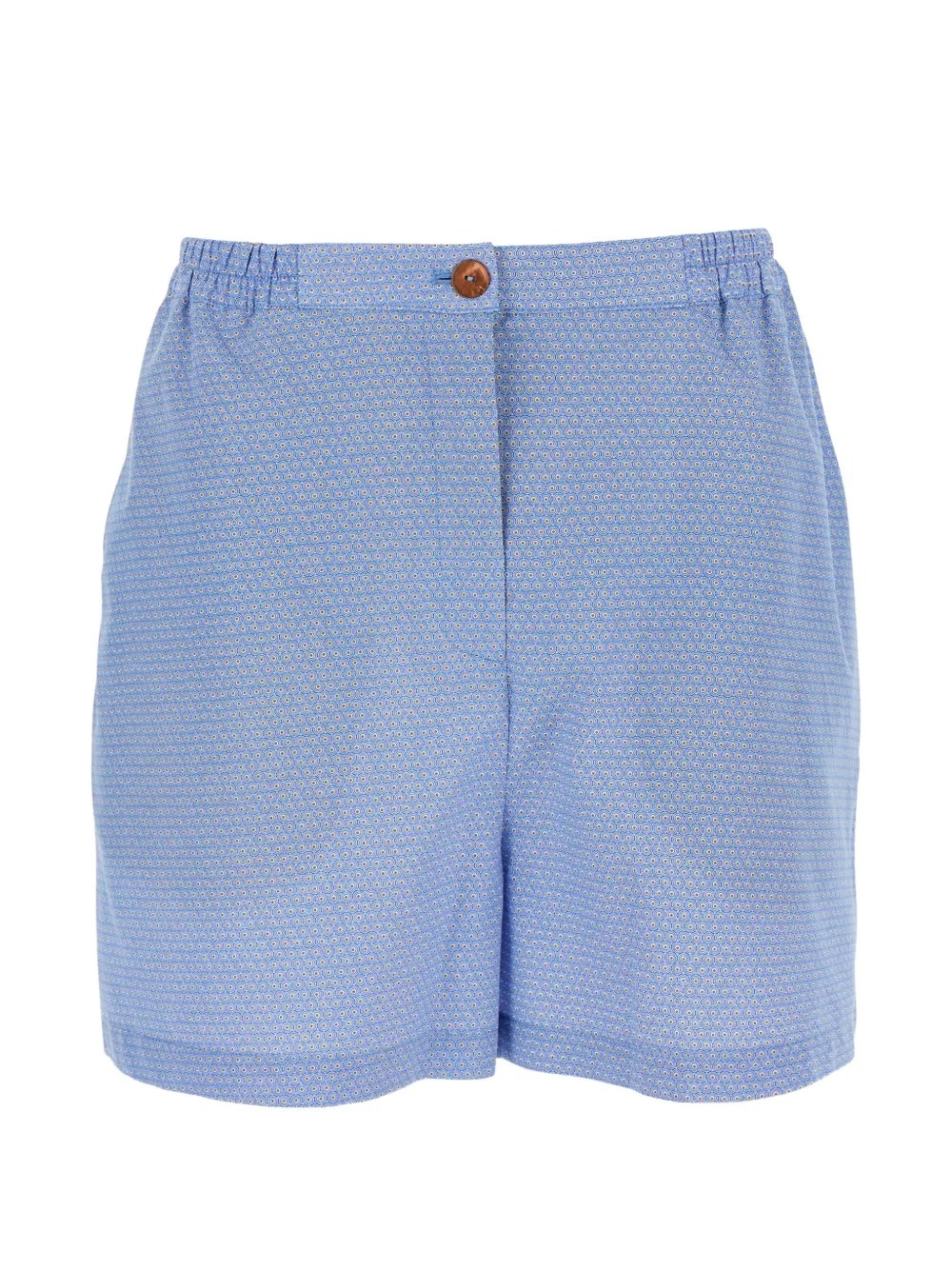 Merci geometric-print shorts - Blau