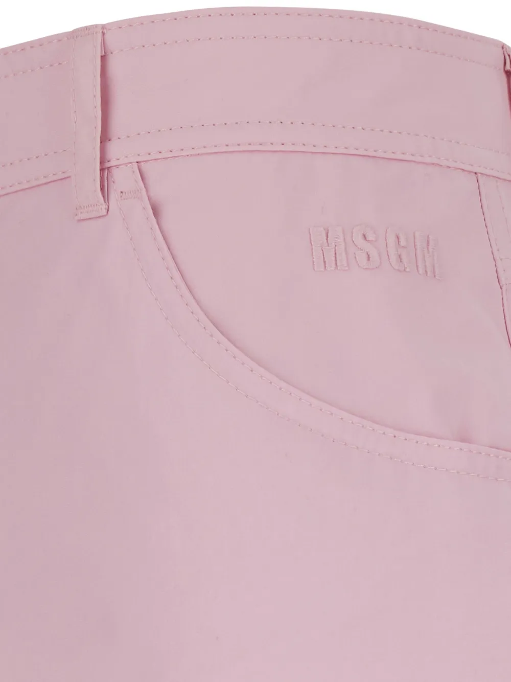 MSGM Broek met wijde pijpen Roze