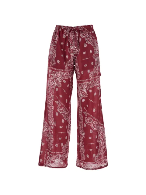 VENUJA bandana-print drawstring trousers