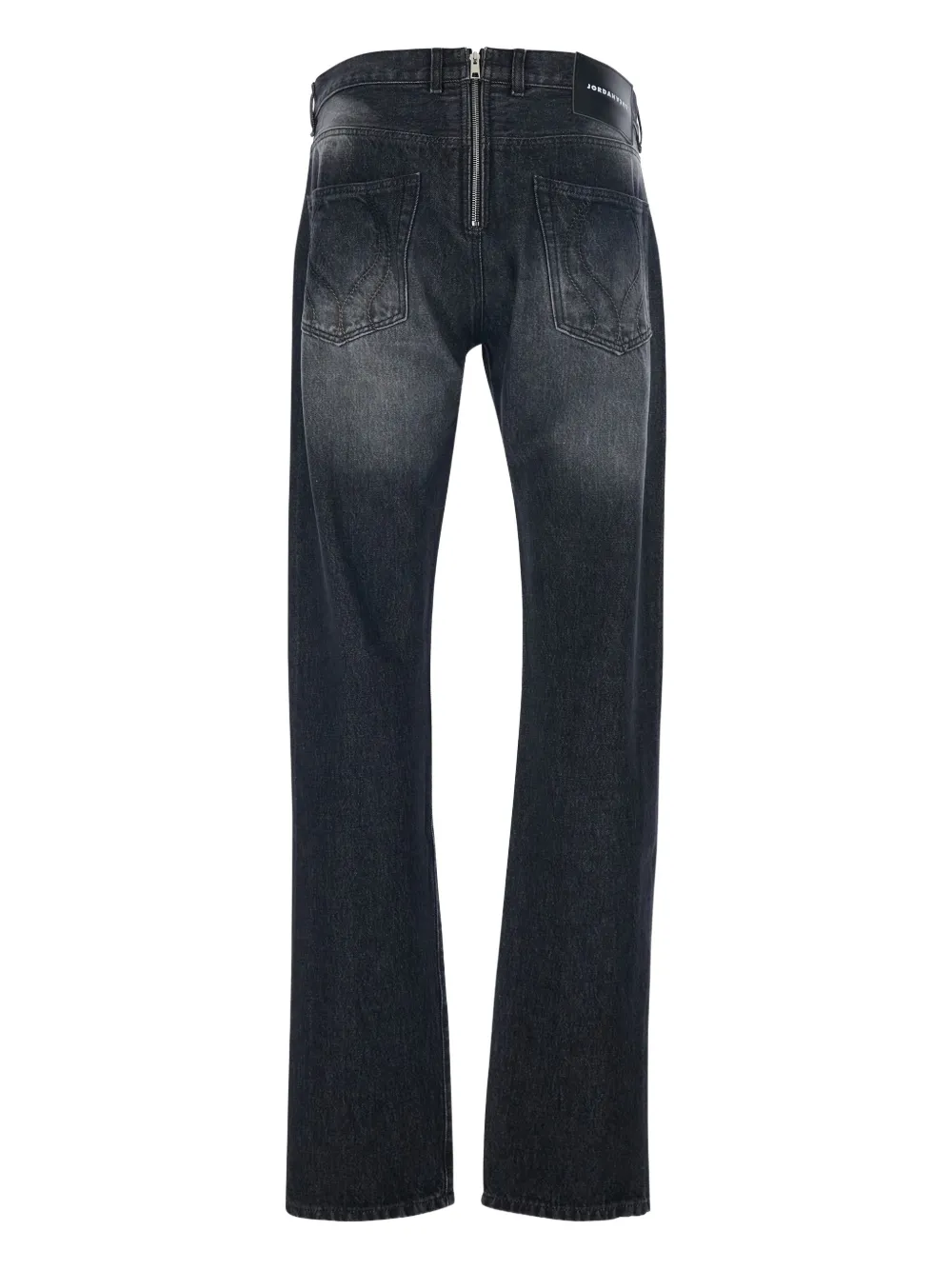 JORDANLUCA zip-pocket logo-patch jeans | Bootcut Jeans | Image 2