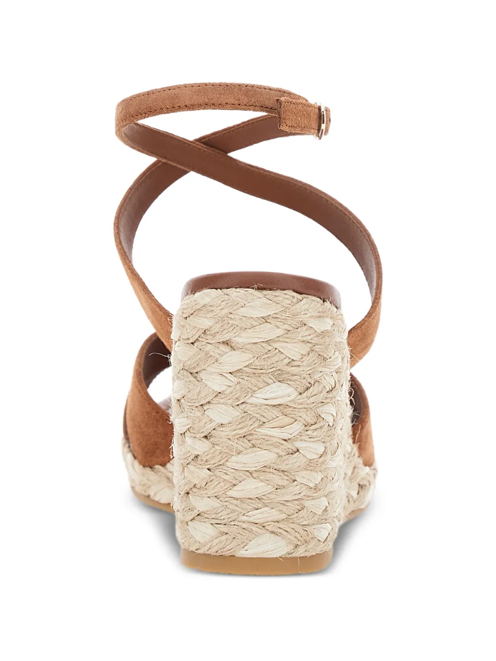 Stuart Weitzman Alyssa sandalen met gekruiste bandjes Bruin