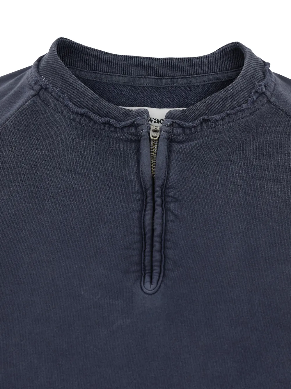 Zip Faded Sweatshirt