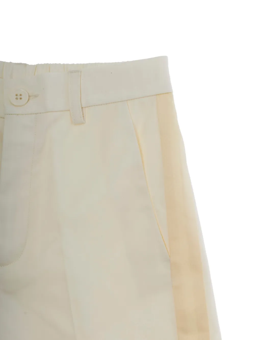 MM6 Maison Margiela Kids Shorts met vlakken Beige