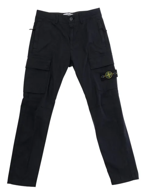 Stone Island Junior pantalones cargo con bolsillos