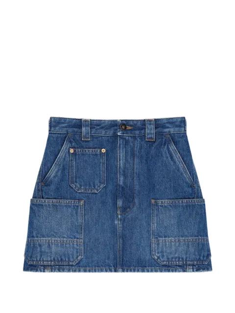 Givenchy falda cargo mini de mezclilla azul mediana