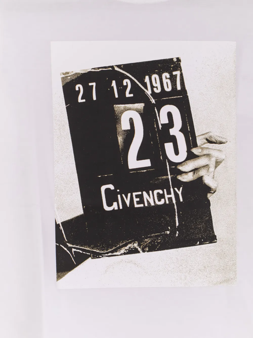 Givenchy Cotton T-shirt With Print On The Front In White