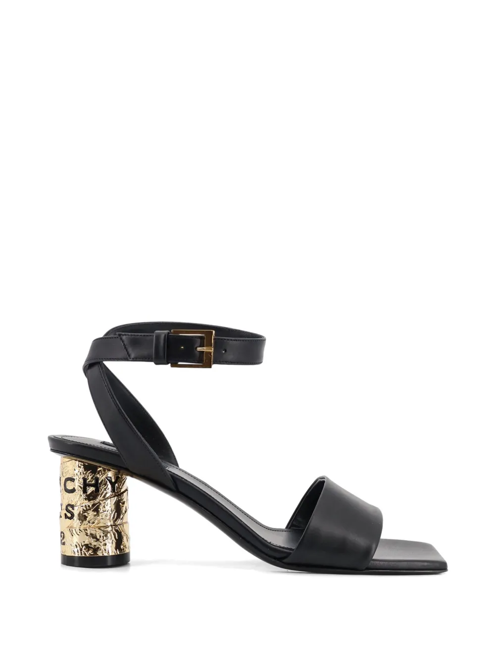 Givenchy tape-heel ankle-strap sandals - Nero