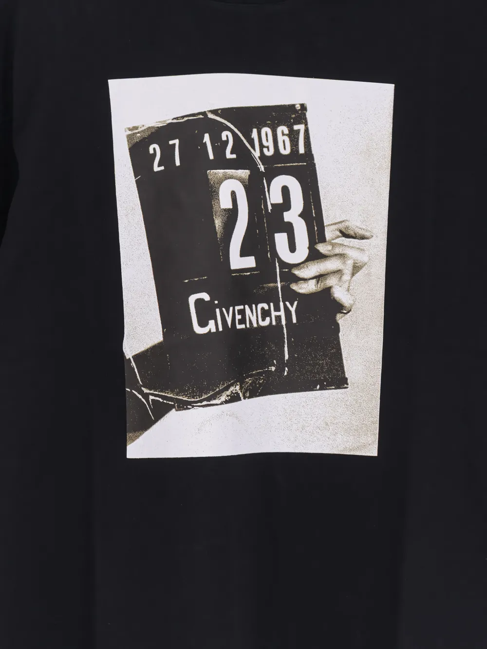 Givenchy graphic-print T-shirt Zwart