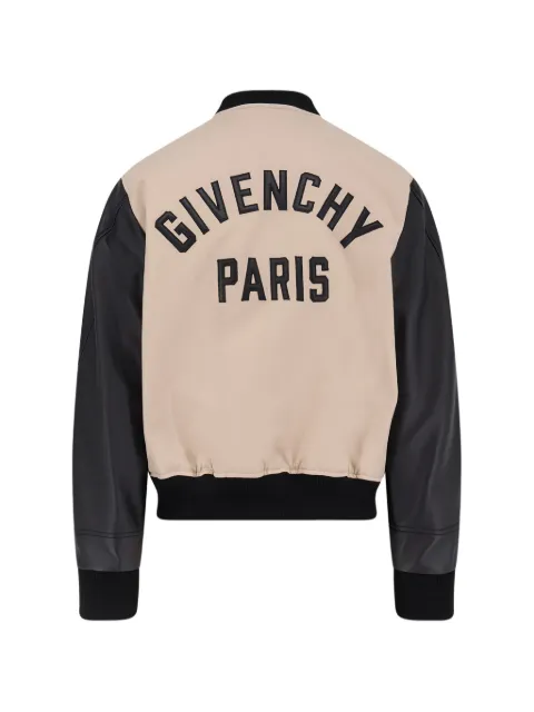 Givenchy panelled bomber jacket