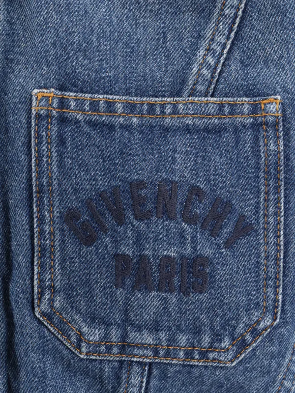Givenchy Jaqueta Jeans Cropped | Azul | FARFETCH BR
