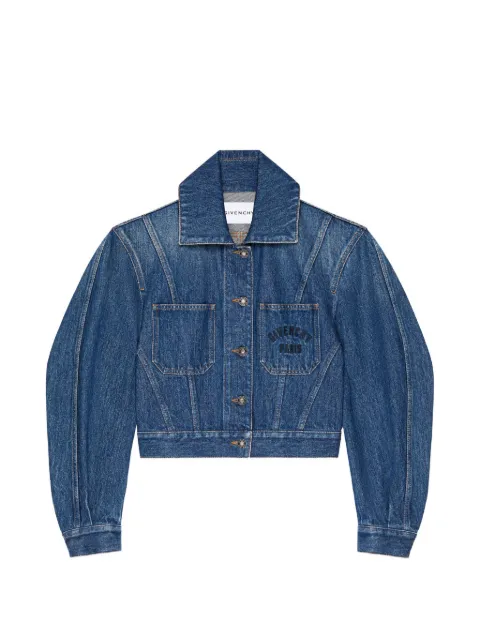 Givenchy cropped denim jacket