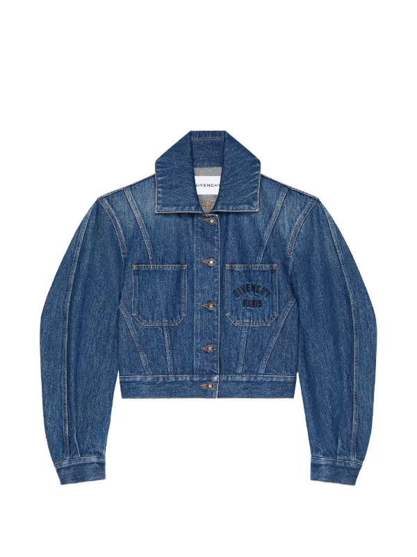 Givenchy Cocoon Jacket in Denim in Blue