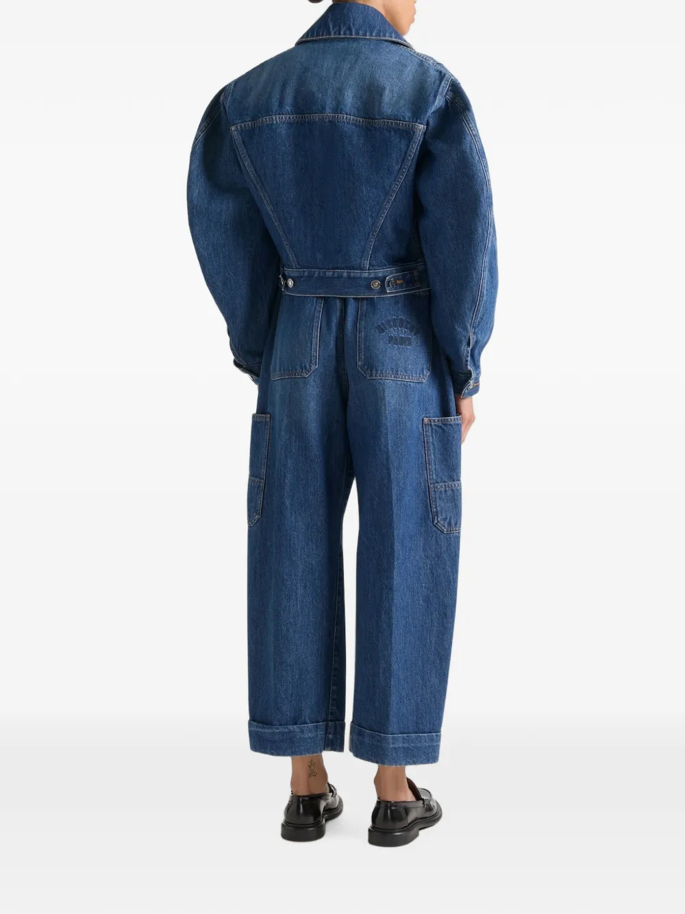 Givenchy Cocoon Jacket in Denim in Blue, view 3