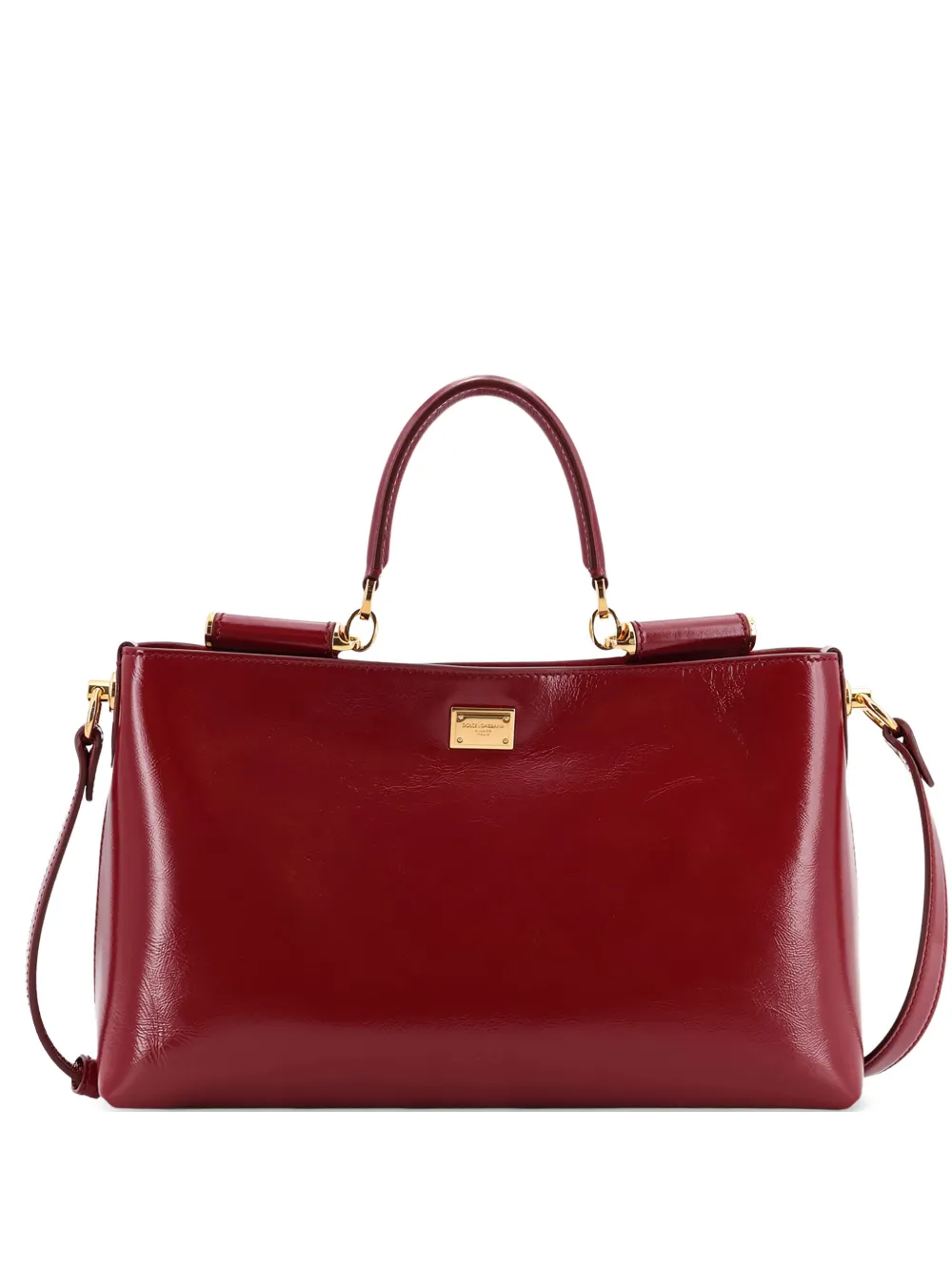 Dolce & Gabbana leather shoulder bag - Rosso