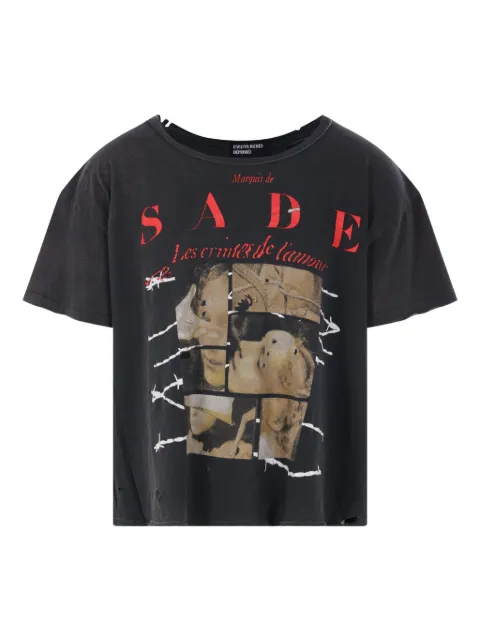 Enfants Riches Déprimés تيشيرت 'لي رايزم دو لامور' بتصميم ممزق وبطبعة جرافيك