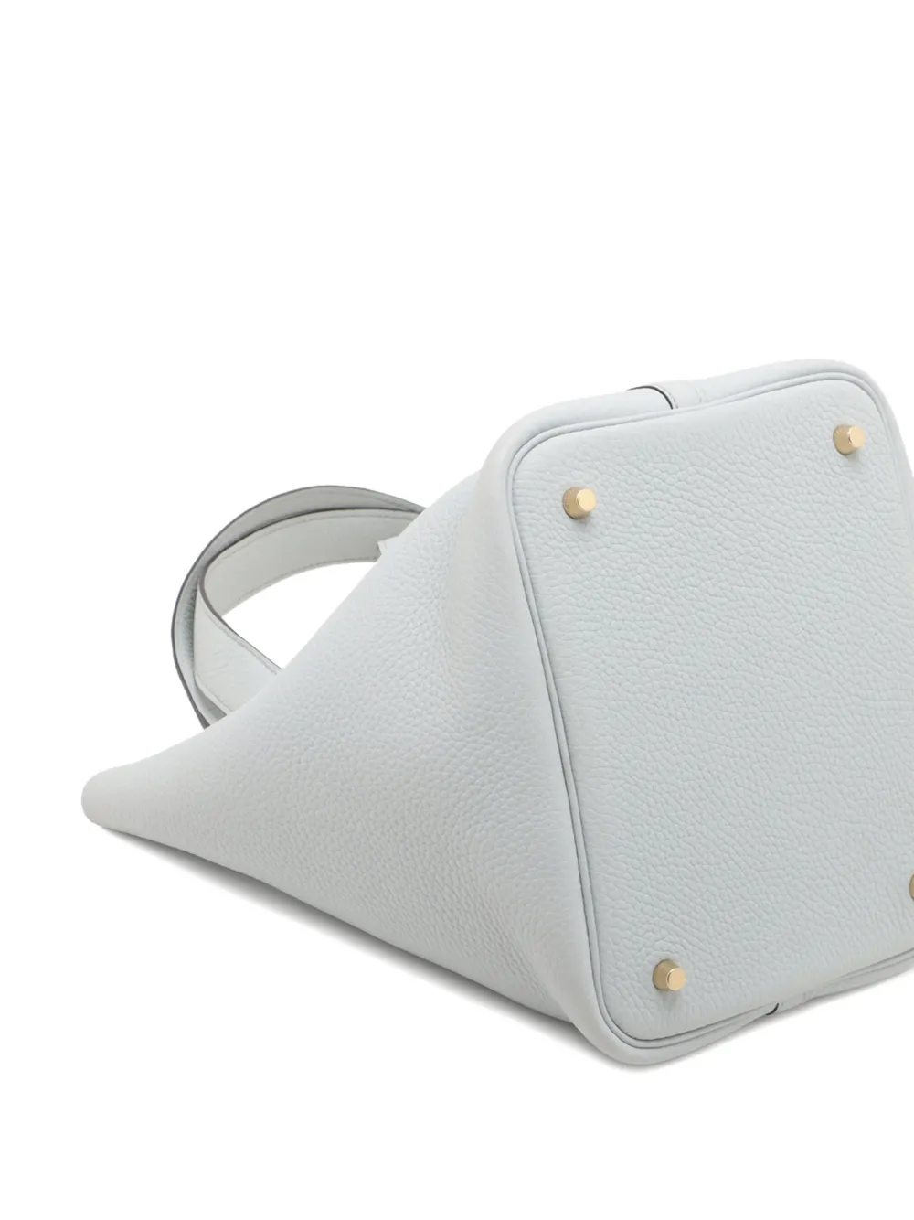 HERMES Pre-owned 2024 Clemence Picotin Lock 22 Handbag In Blue