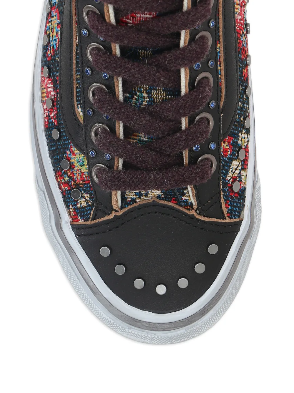Vans Old Skool 36 Vibram sneakers met bloemenprint Blauw